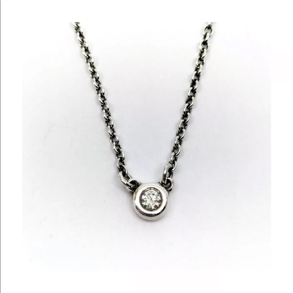 SALE WAS 375$🛑💎Auth Tiffany & Co By The Yard Diamond Necklace